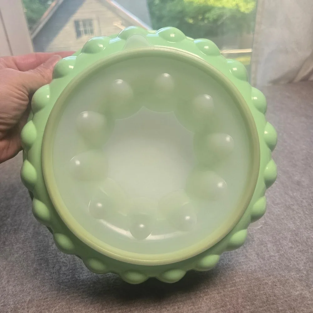 Vintage Tupperware Jel-Ring Mold 1202 Mint Green 3 Piece Set Jello Dessert Mold